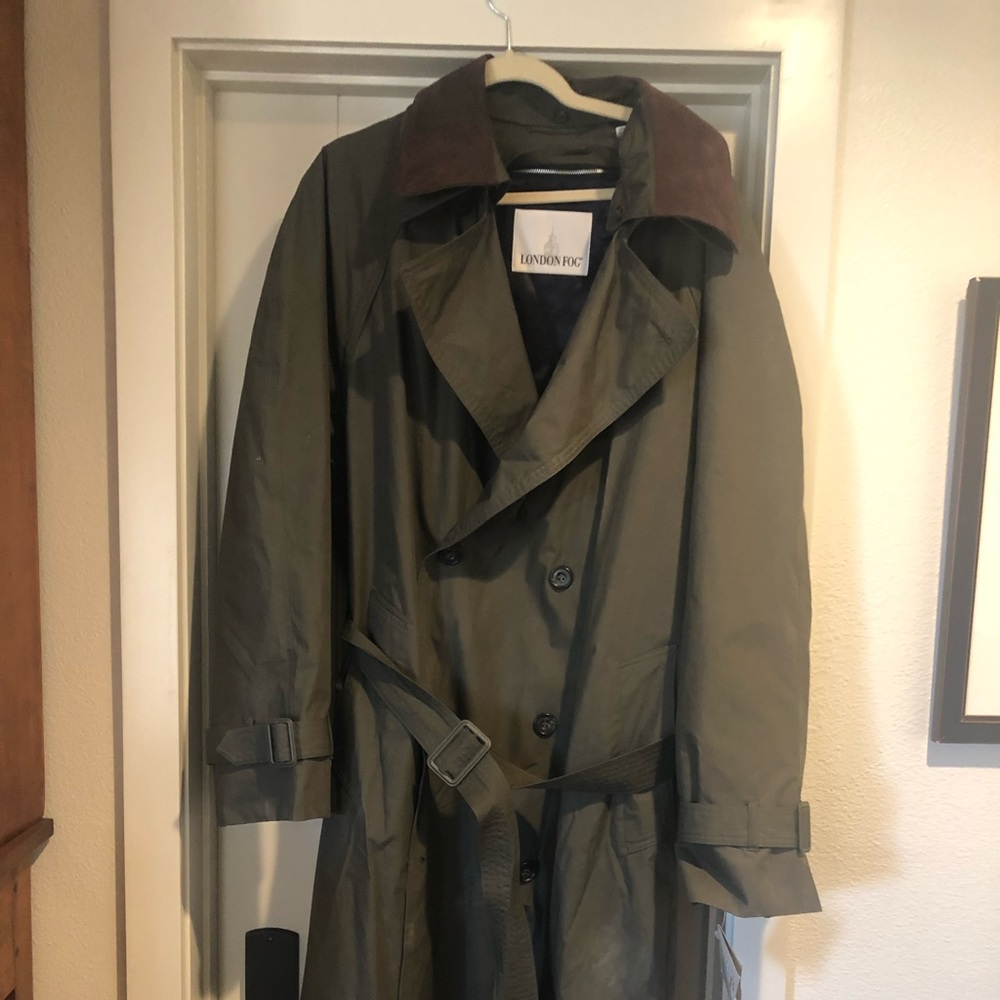 Brand new London Fog Men’s Trench Coat with tags